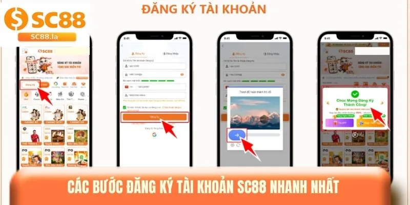 Hướng Dẫn Từ A Đến Z Cách Đăng Ký SC88 Chính Chủ An Toàn Hướng Dẫn Từ A Đến Z Cách Đăng Ký SC88 Chính Chủ An Toàn