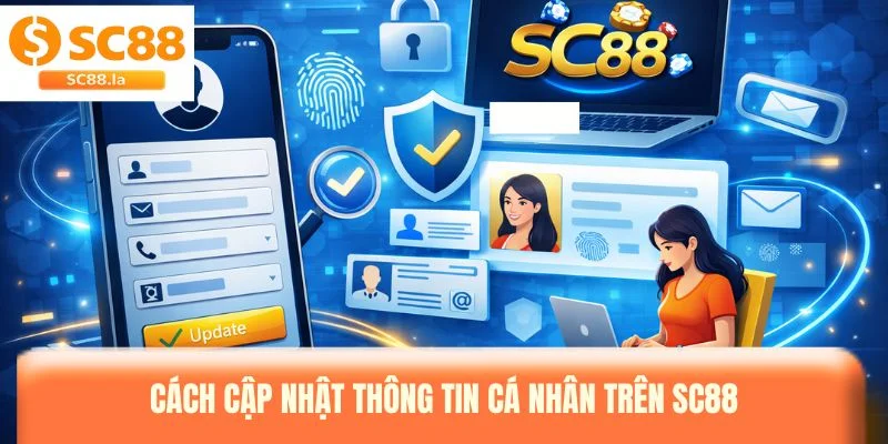 Cách Cập Nhật Thông Tin Cá Nhân Trên SC88 Đơn Giản, An Toàn Cách Cập Nhật Thông Tin Cá Nhân Trên SC88 Đơn Giản, An Toàn