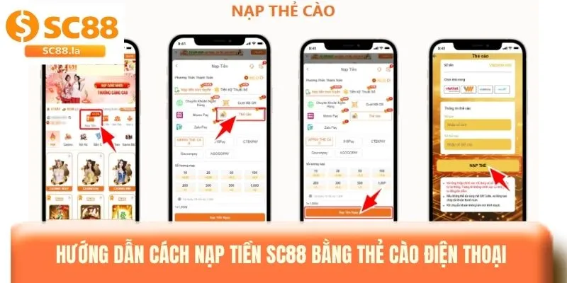 Hướng Dẫn Nạp Tiền SC88 An Toàn, Nhanh Chóng Từ A Đến Z Hướng Dẫn Nạp Tiền SC88 An Toàn, Nhanh Chóng Từ A Đến Z