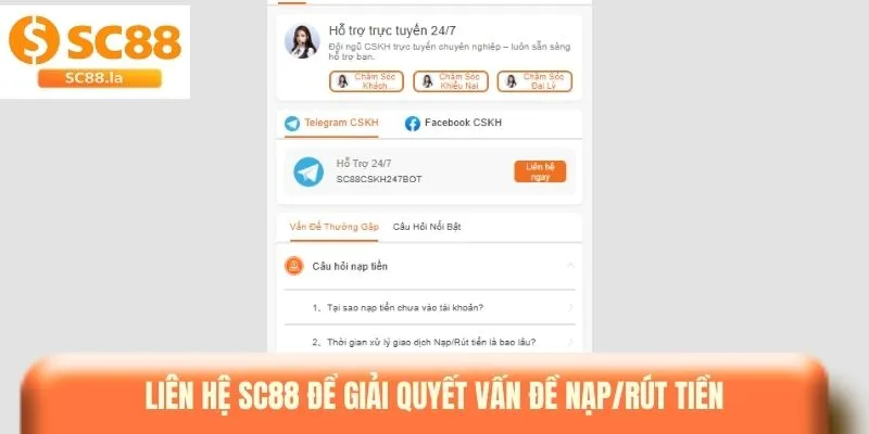 Tổng Hợp Những Phương Thức Liên Hệ SC88 Tiện Lợi 24/7 Tổng Hợp Những Phương Thức Liên Hệ SC88 Tiện Lợi 24/7