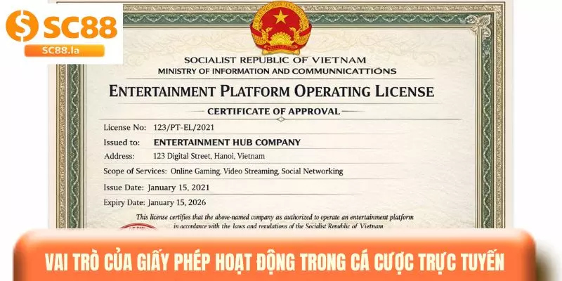 Giấy Phép Hoạt Động - Cam Kết Minh Bạch Và Hợp Pháp Rõ Ràng Giấy Phép Hoạt Động - Cam Kết Minh Bạch Và Hợp Pháp Rõ Ràng